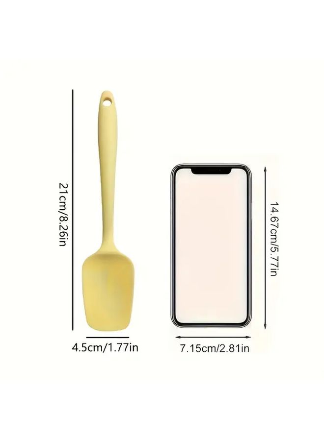 Green Two Piece Suit Flexible Silicone Baking Tool Set For Spreading Cake Cream Mixing Candy High Temperature Resistant Easy To Clean Durable Space Saving Easy To Store For Family Gatherings DIY Baking School Activities Parties - Image 3