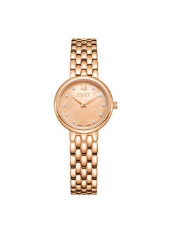 ECSTACY Ecstacy Women's VJ20 Movement Watch, Analog Display and Stainless Steel Strap - E23510-RBKMK, Two Tone Rose Gold  - Image 1