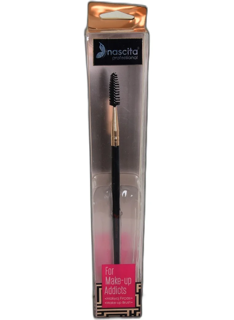 ناسكيتا Professional Eyebrow and Eyelash Combing Makeup Brush - 144 Eyelash & Brow Brush