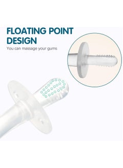 ECVV Safe Baby Silicone Teething Stick Environmentally Silicone Teething Stick Toddler Chews Teether Toothbrush Dental Care Baby Care  - Image 3