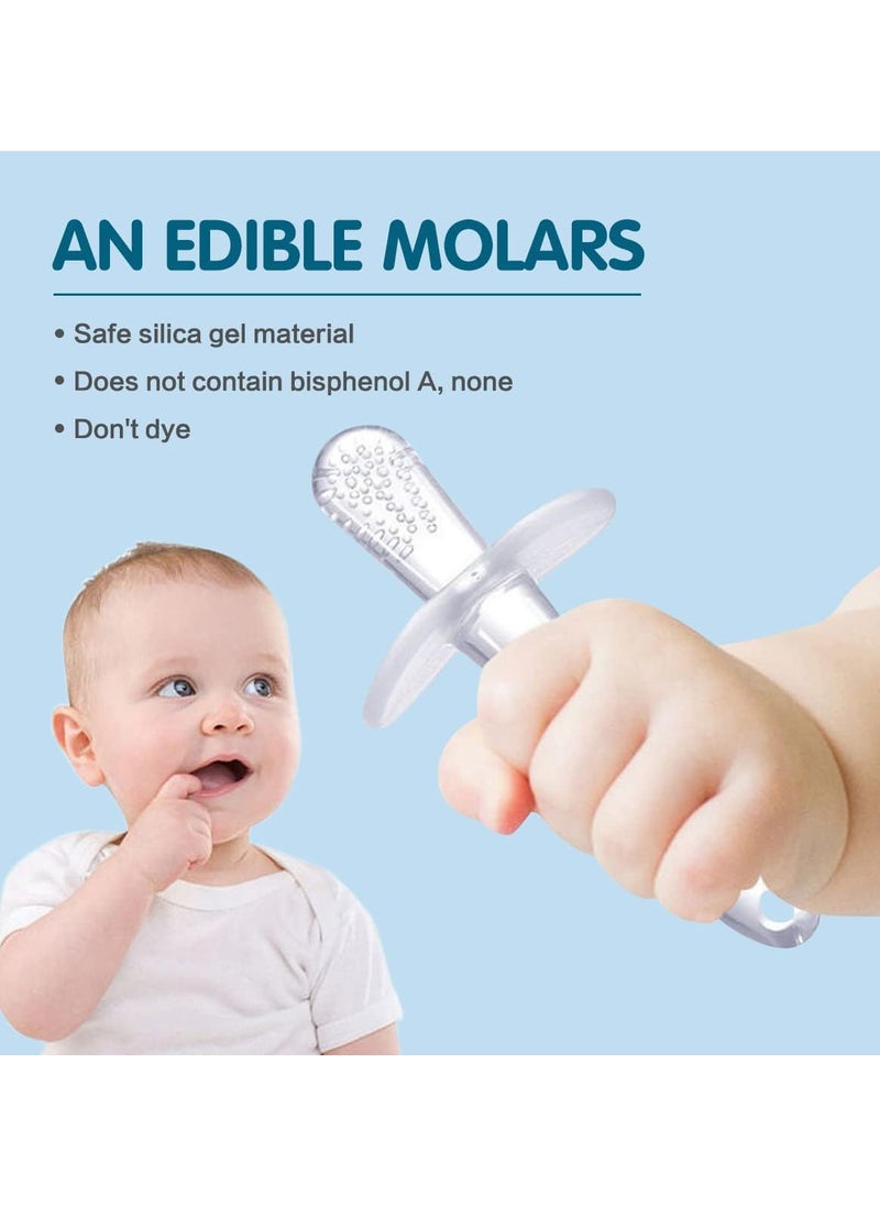 ECVV Safe Baby Silicone Teething Stick Environmentally Silicone Teething Stick Toddler Chews Teether Toothbrush Dental Care Baby Care  - Image 4