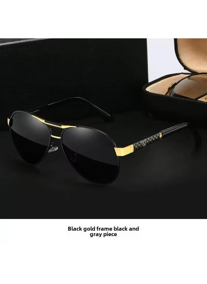 Generic Huang Xiaoming High-definition Day And Night Dual-use German Polarized Sunglasses For Men's Driving Special Color-changing Sunglasses Trendy Fishing Glasses 