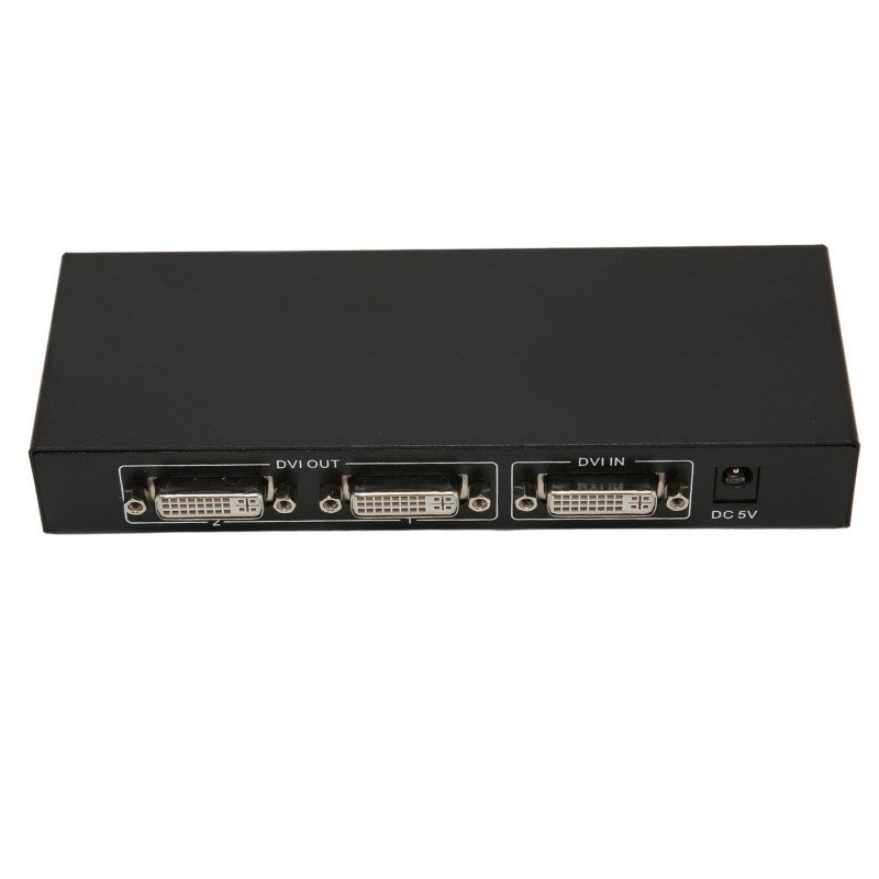 DVI Splitter 1 in 2 Out Lossless Signal Video Splitter - 36bit Color Monitor Duplicator for Public Video System, Computer Teaching, Multimedia Display - Image 4