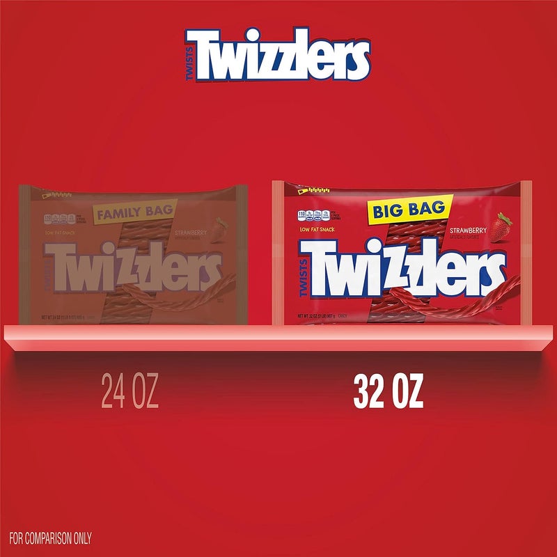 Twizzlers تويزلرز تويستس بنكهة الفراولة - 32 أونصة - Image 4