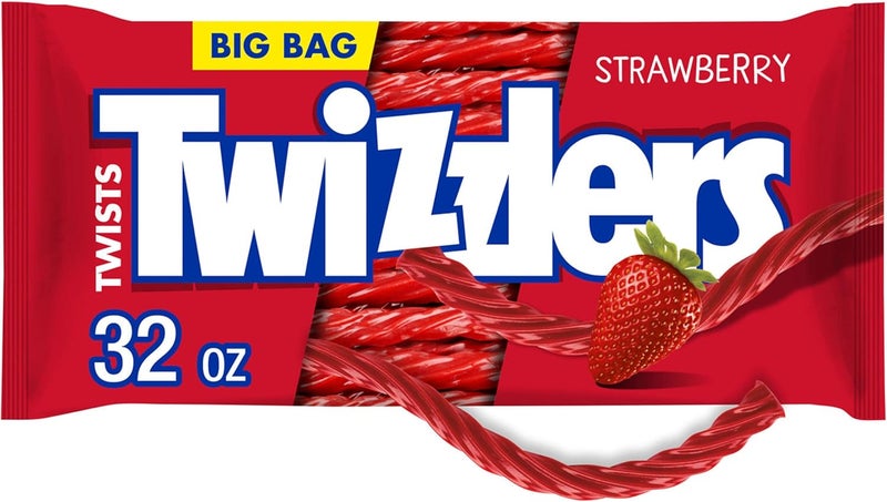 Twizzlers تويزلرز تويستس بنكهة الفراولة - 32 أونصة - Image 1