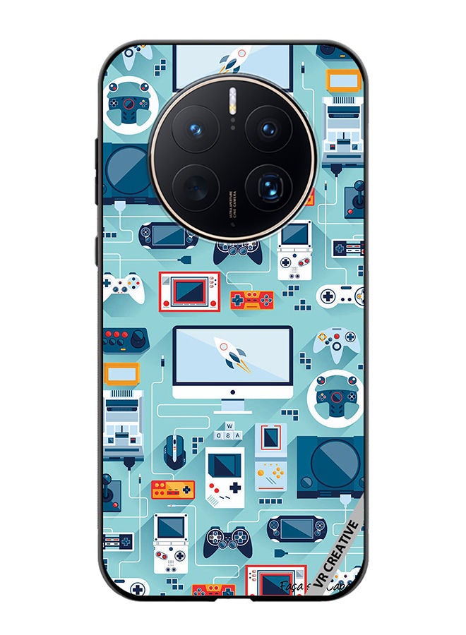 VR CREATIVE Protective Case Cover For Huawei Mate 50 Pro Ps 5 Remote Controls Design Multicolour - Image 1
