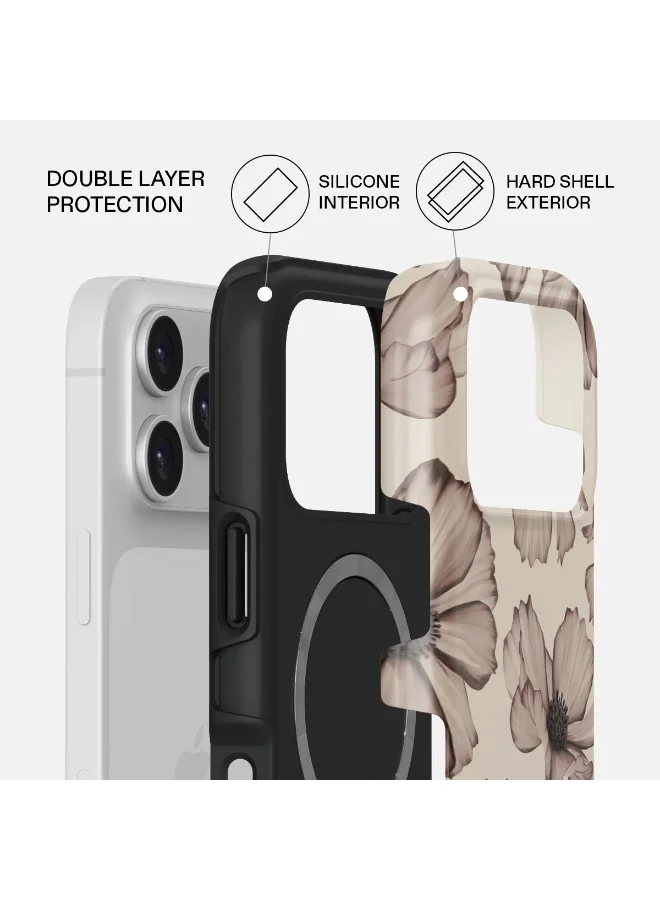 BURGA Burga iPhone 17 Pro Barely Yours Premium Case Compatible with Hybrid Dual-Layer Hard Shell + Silicone Protection - Scratch-Resistant Shockproof Mobile Cover