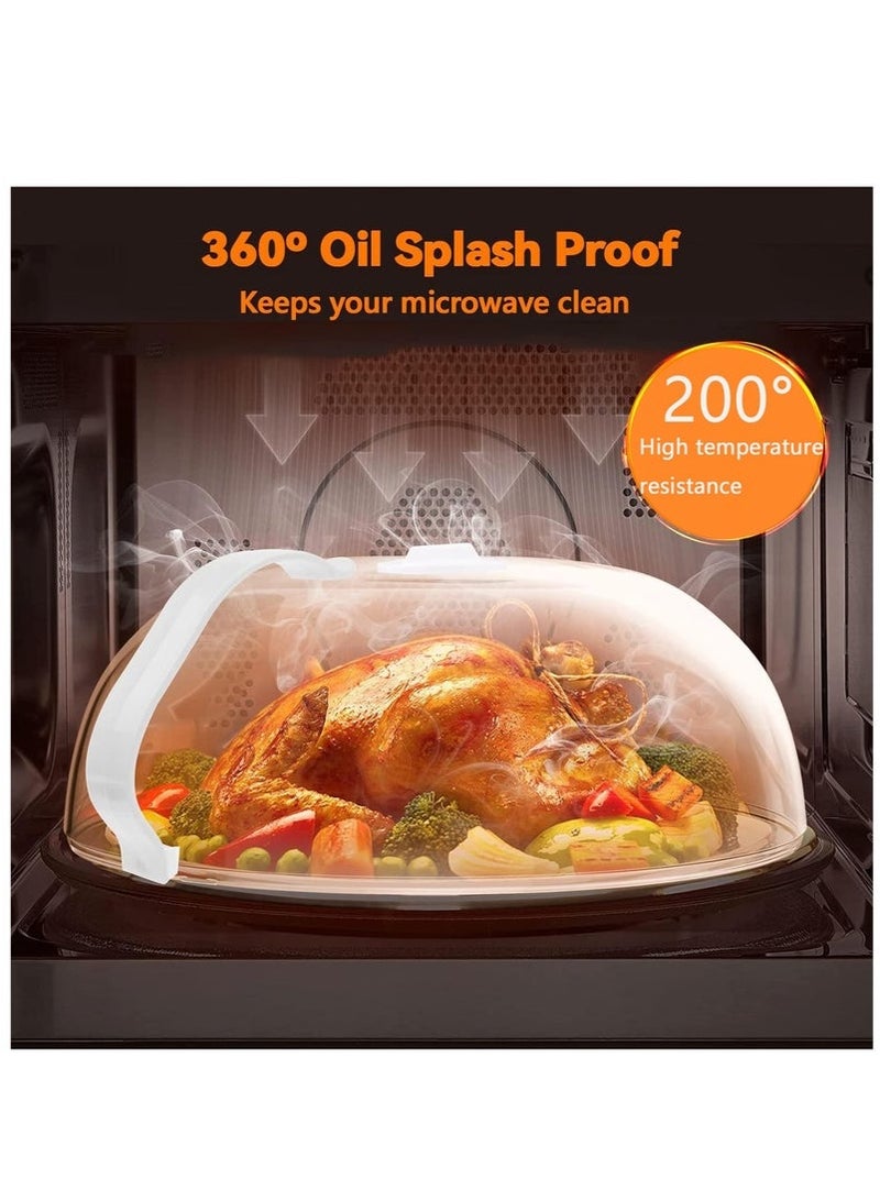 Food Cover, Microwave Oven Heating Cover, Screen Protector for Food for Hot Dishes, Oil Proof Splash Proof Cover, Fresh-Keeping Cover, Kitchen Supplies  - Image 2