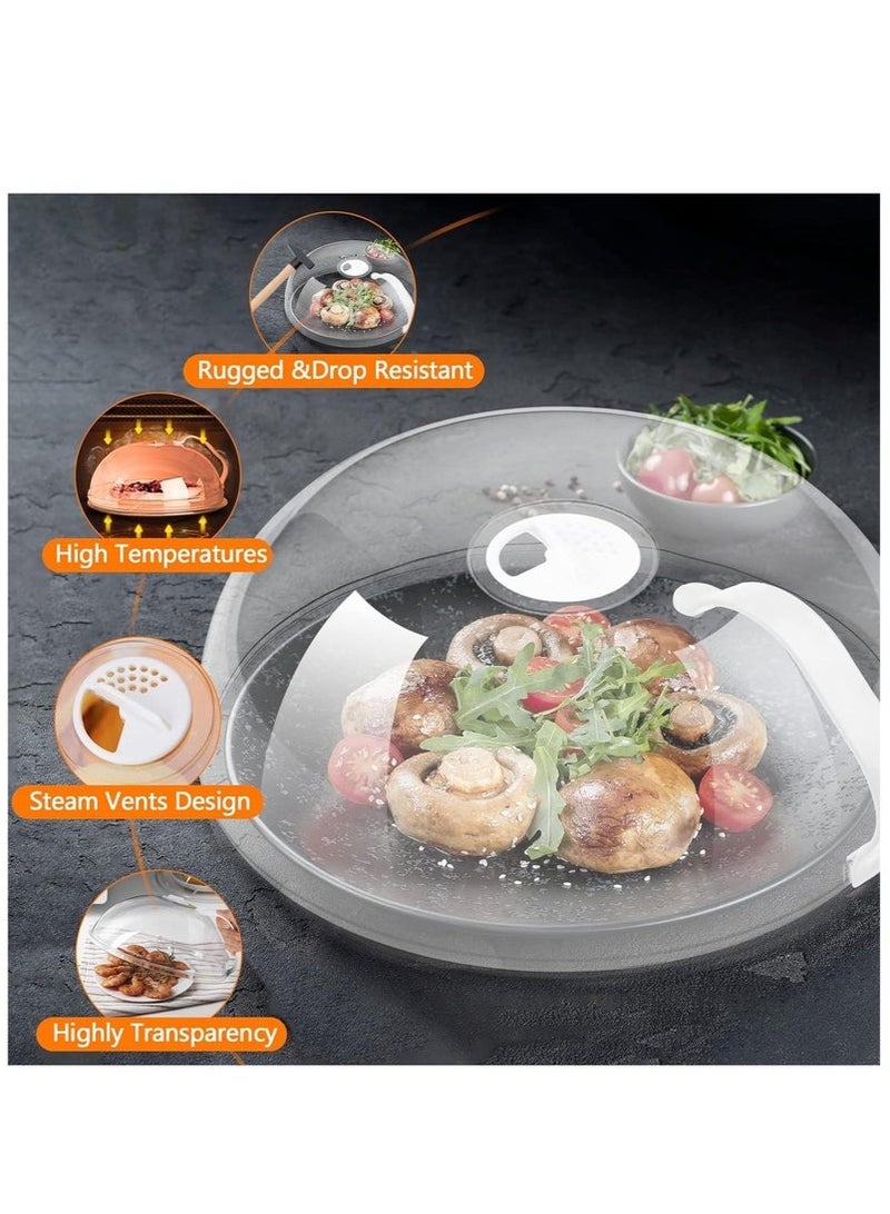Food Cover, Microwave Oven Heating Cover, Screen Protector for Food for Hot Dishes, Oil Proof Splash Proof Cover, Fresh-Keeping Cover, Kitchen Supplies  - Image 3
