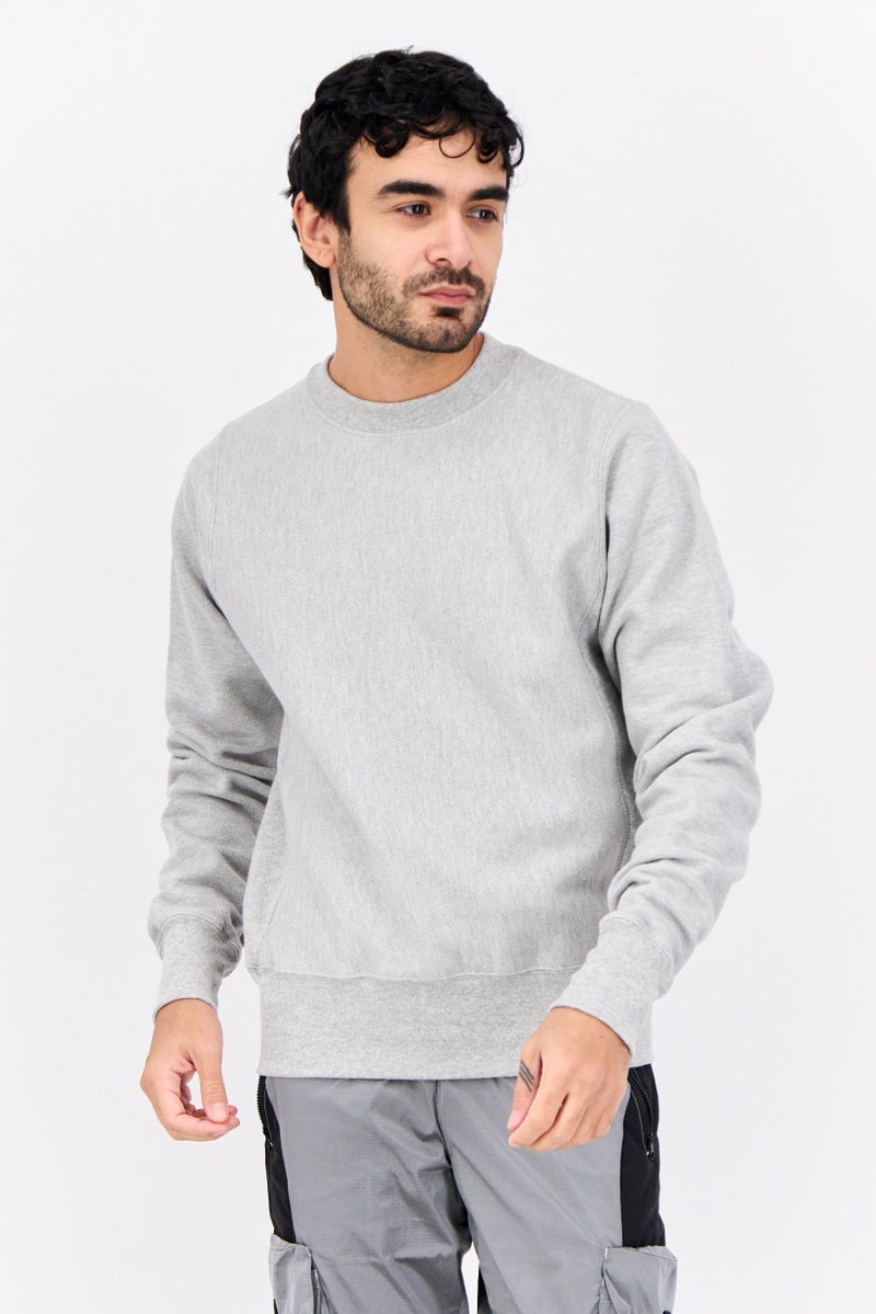 Champion Men Sportswear Fit Long Sleeve Outdoor Sweatshirts, Grey - Image 1