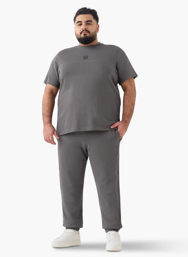 Splash FAV Plus Size Flexi Waist Joggers with Pockets