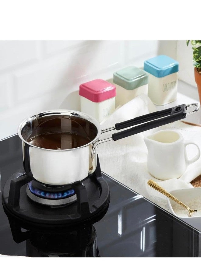 Stainless Steel Saucepan 1750 ML Sandwich Bottom - Image 2