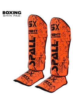Spall Shin Guards Instep Leg Protector Gear For Martial Arts Sparring Boxing Kickboxing Muay Thai Training Pads  - Image 1