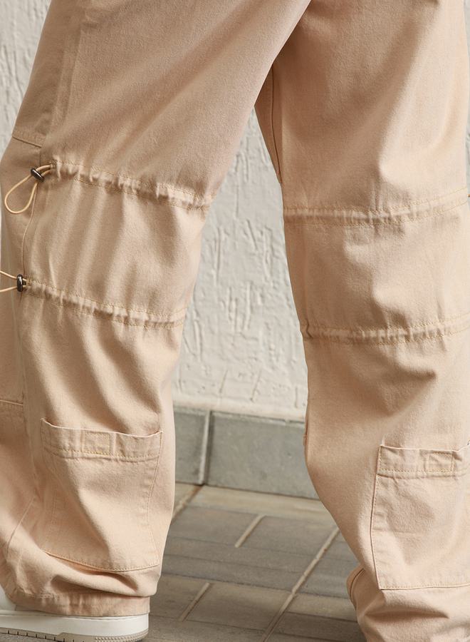 هوبرهولمي جينز باجي بتفاصيل جيوب مع أربطة بأزرار - Image 5