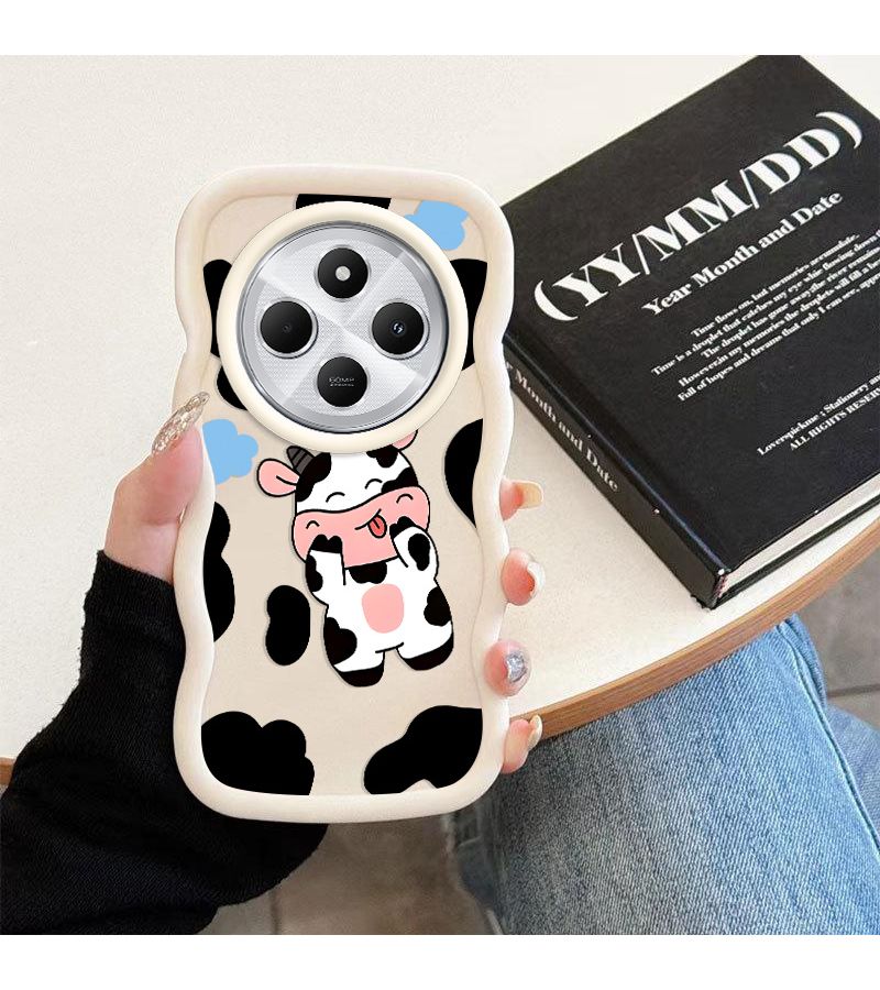 Shockproof Anti Slip Lightweight Stain Resistant Phone Case For Xiaomi Poco C75 5G Light Blue - Image 3