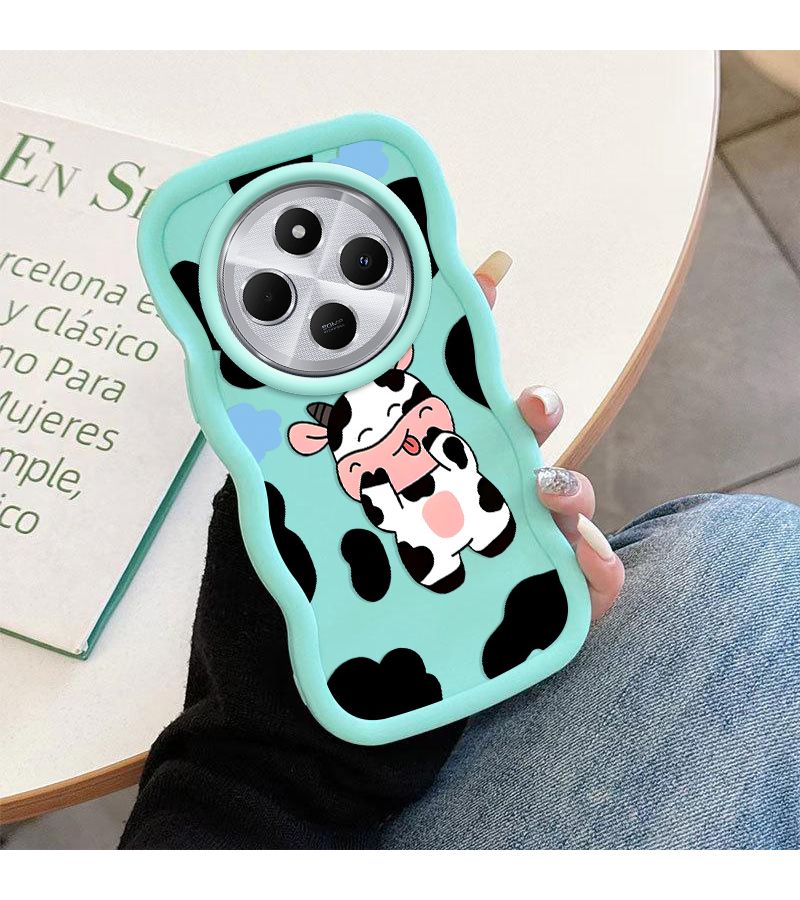 Shockproof Anti Slip Lightweight Stain Resistant Phone Case For Xiaomi Poco C75 5G Light Blue - Image 5