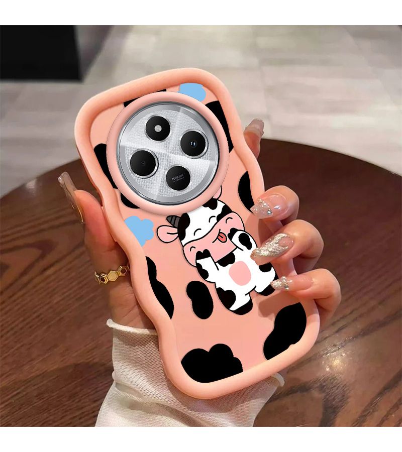 Shockproof Anti Slip Lightweight Stain Resistant Phone Case For Xiaomi Poco C75 5G Light Blue - Image 4