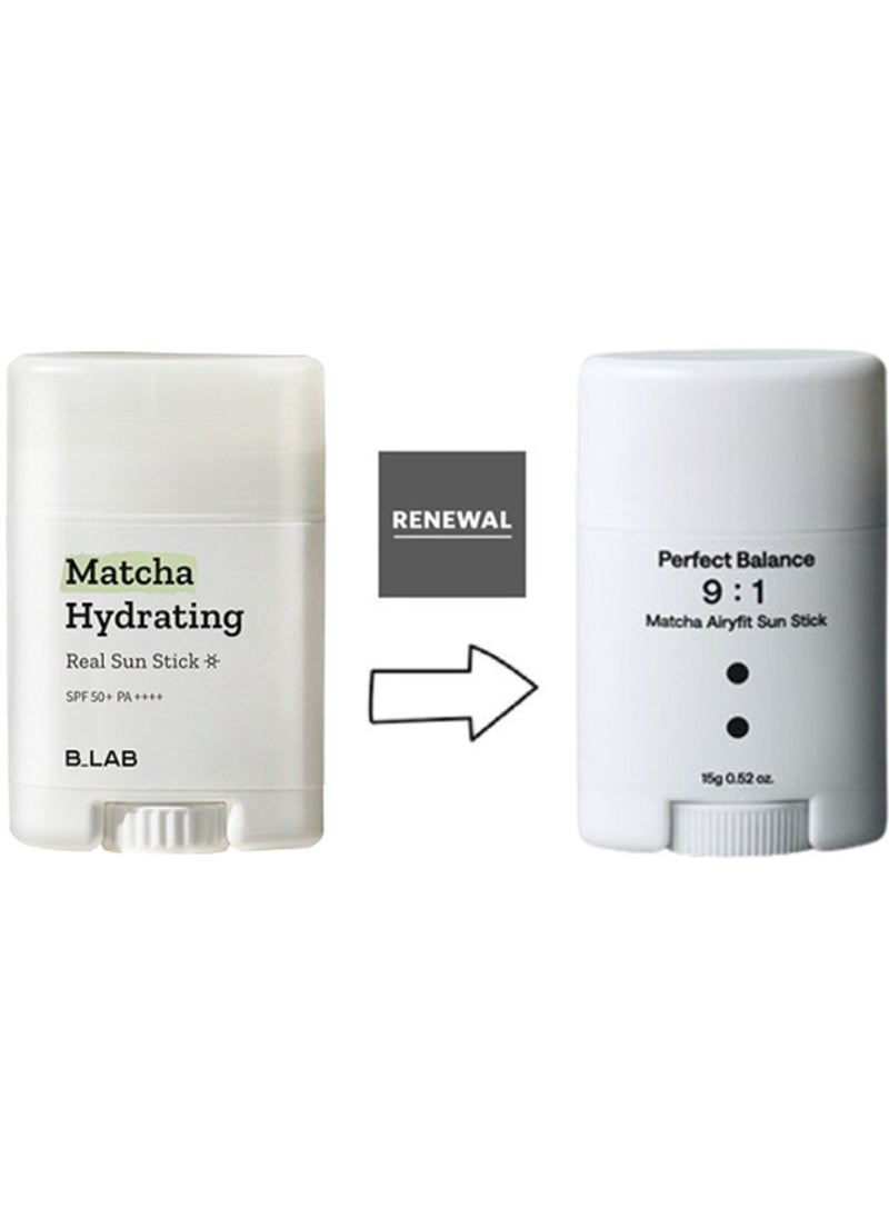 B.LAB - Matcha Airyfit Sun Stick 15g - Image 1