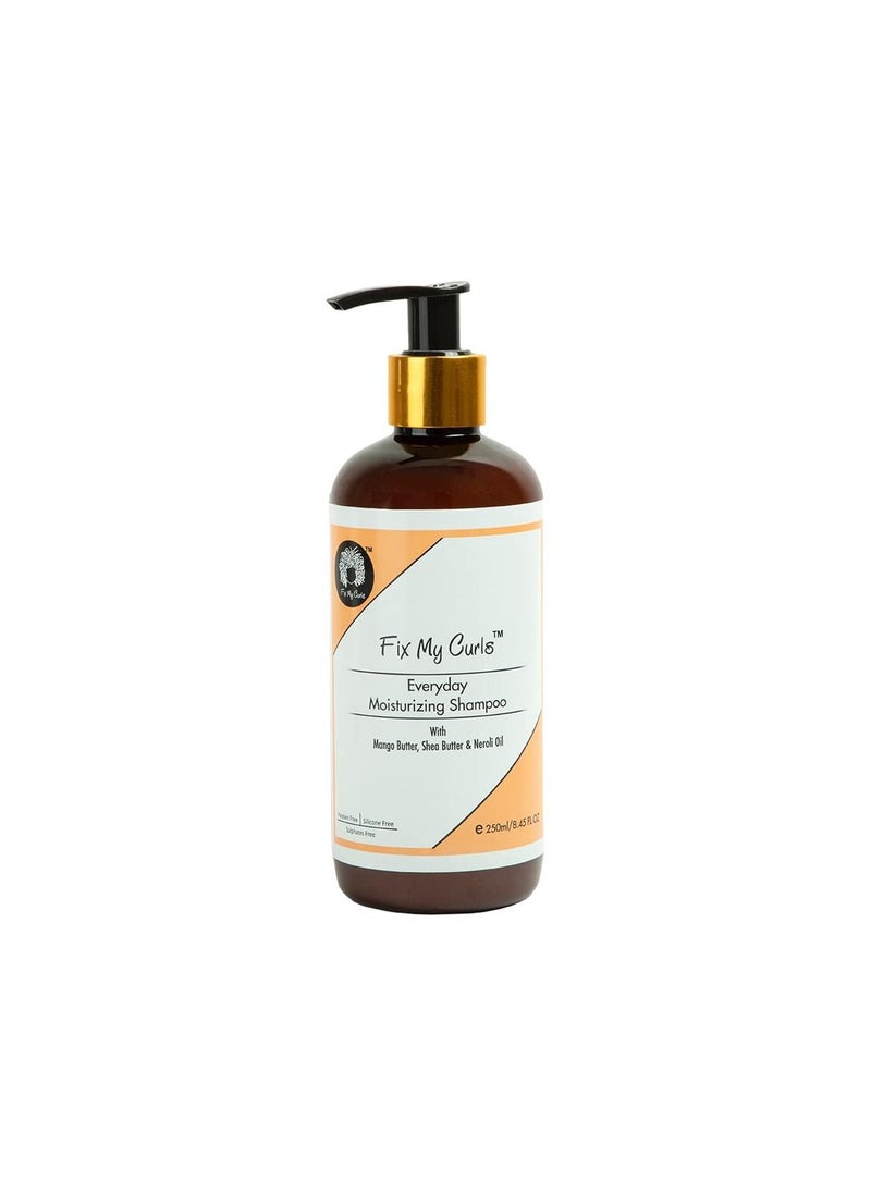 Fix My Curls - Everyday Moisturizing Shampoo For Curly And Wavy Hair 250ml - Image 1