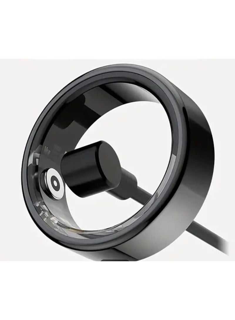 MERLIN Smart Ring for Men & Women– Sleep & Fitness Tracker with Heart Rate, HRV, Stress & Recovery Monitoring | Wearable with Long Battery Life (Black,Size- 11) - Image 2