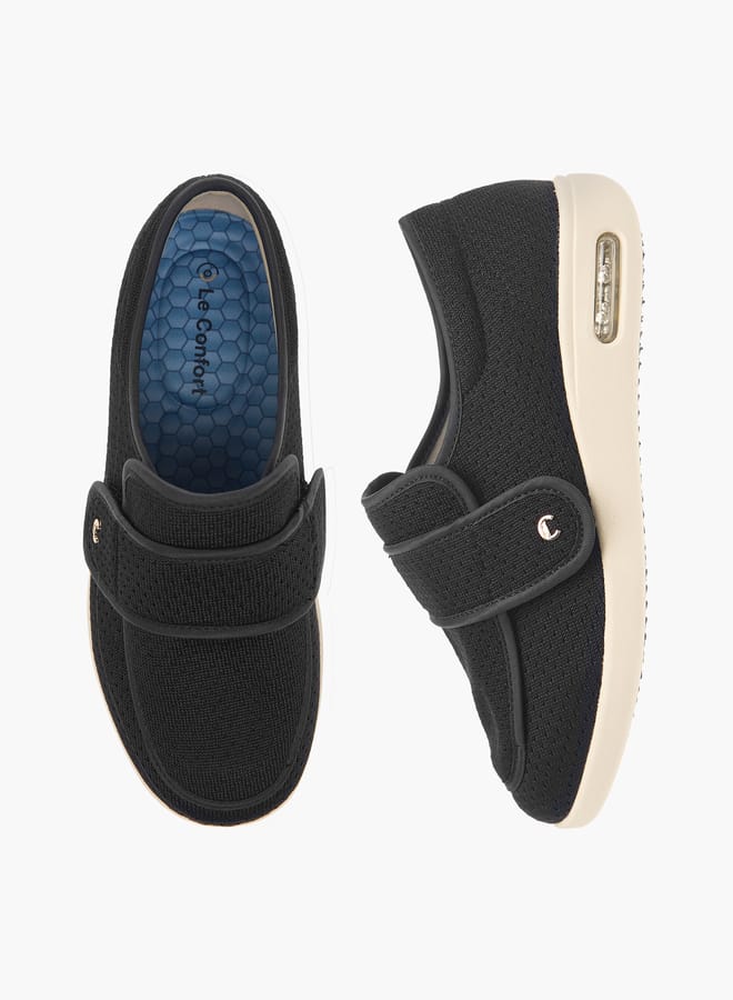 Le Confort Women's Textured Flap Detail Slip-On Loafers - Image 1