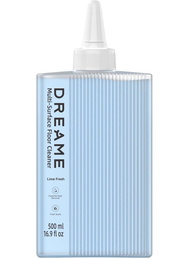 Dreame Cleaning Solution for Dreame H14/H14Pro/H14Dual vacuum cleaners, Cleans all types of hard floors such as wood, marble, tiles, 500ml bottle for even deeper cleaning HHF3 blue