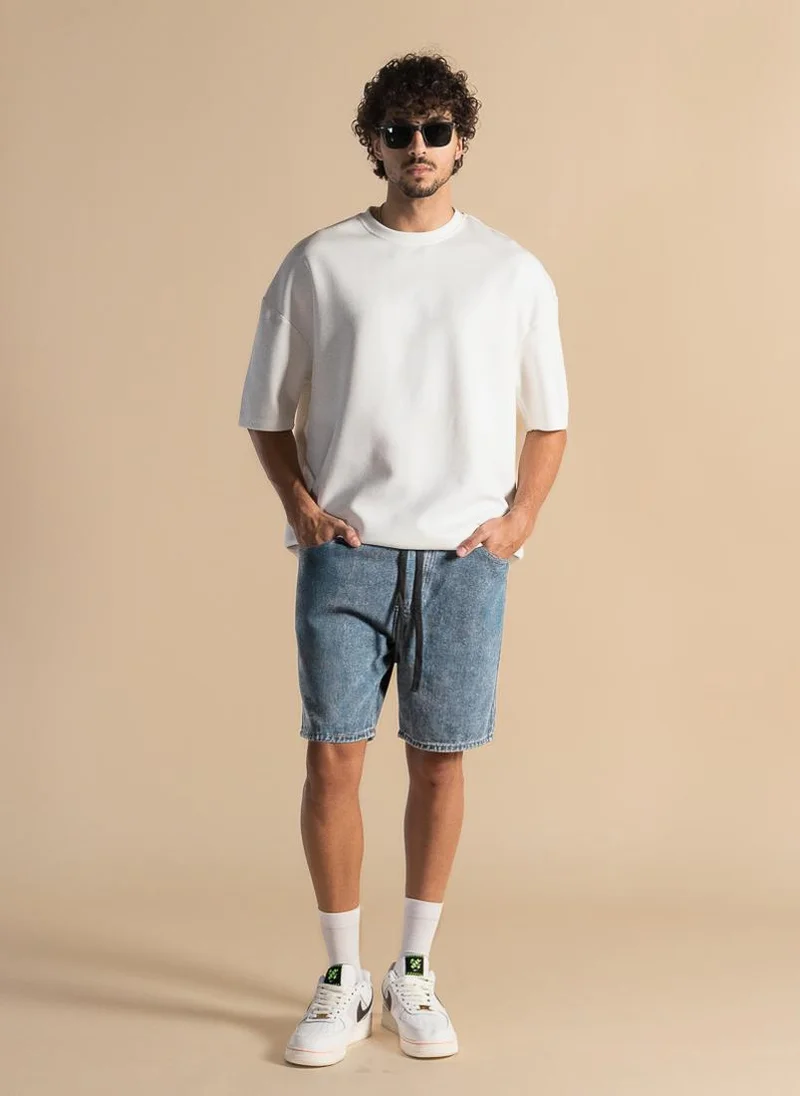 SHAPES SOFT DENIM COMFORT SHORTS