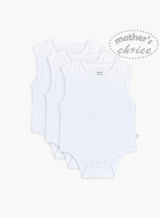 Luna & Lily Pack of 3 -Sleeveless Basic Bodysuit