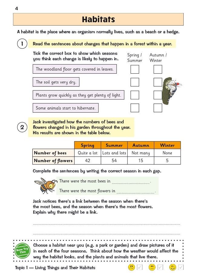null - KS2 Science Year 4 Targeted Question Book (includes answers) - Image 1