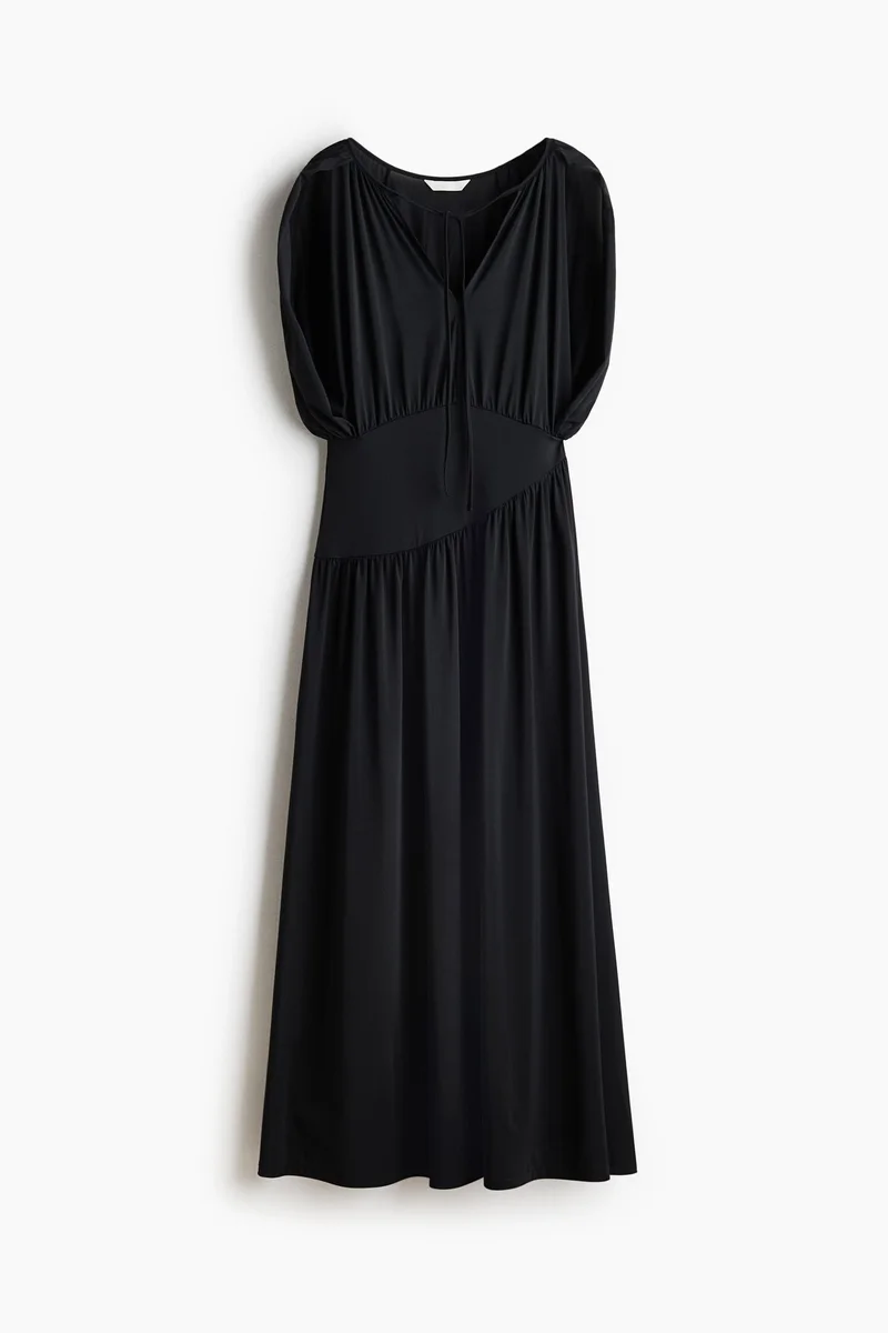 H&M  Cape-detail jersey dress for Women | Best Price UAE
