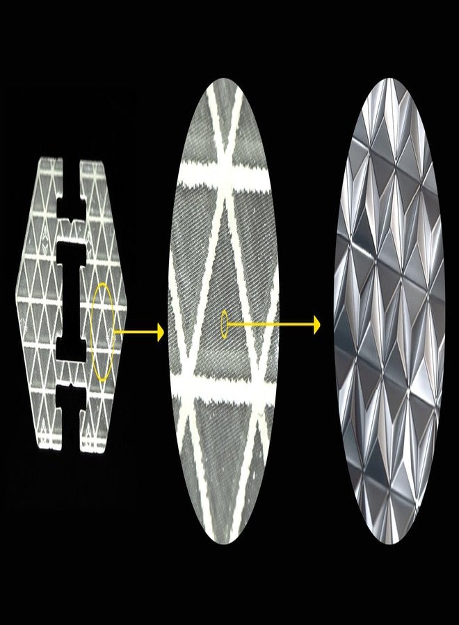 RydeSafe Bike Spoke Reflector Kit - Chevron - White - Image 3