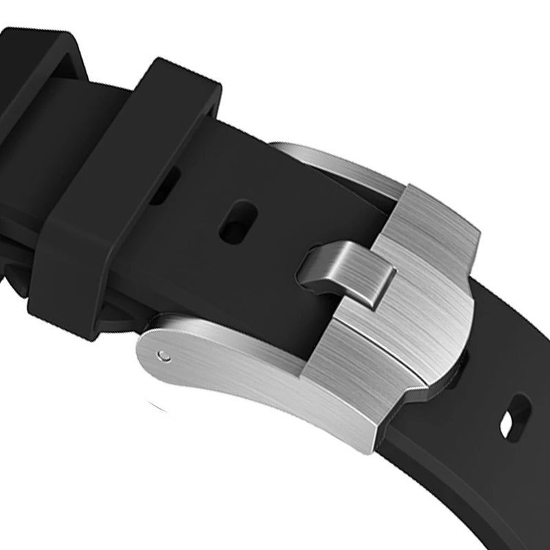 Bluejw Stainless Steel Connector Silicone Watch Band Replacement Strap for Samsung Galaxy Watch Ultra 44/47mm - Image 5