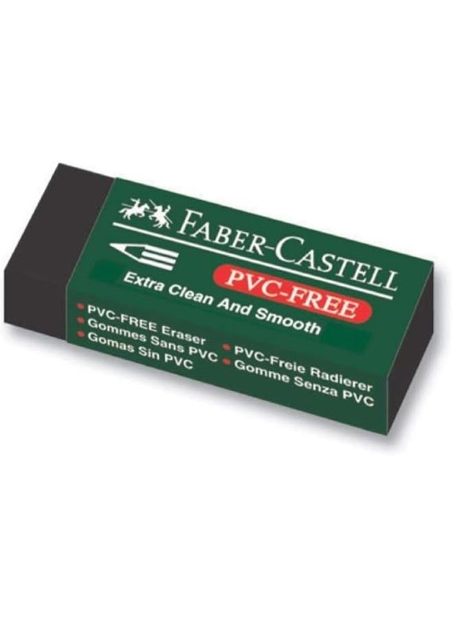 Faber Castle FaBER CaSTELL Eraser Set, 5 Pieces, Large - Black - Image 1