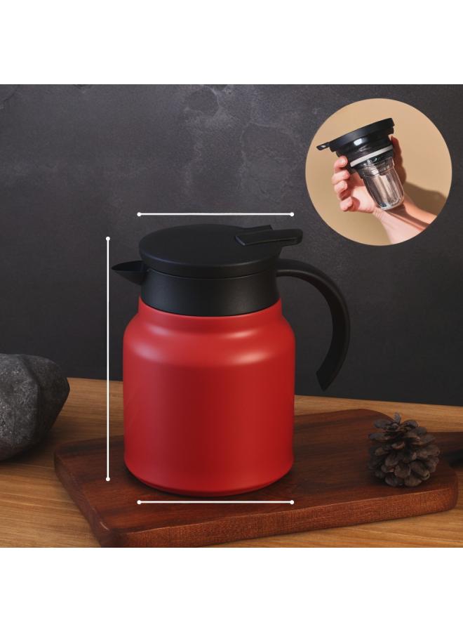 3 6 Stainless Steel Stew Teapot Household Tea Special Display Temperature Small Capacity Tea Water Separation Office Heat Pot 
