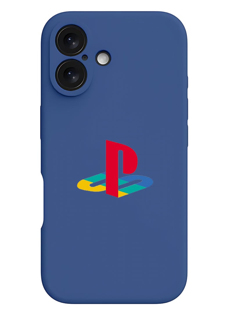 Theodor Protective Slim Fit Case Liquid Silicone Cover with Full Body Protection Anti-Scratch Shockproof Case For Apple iPhone 17 (Blue) PS - Image 1