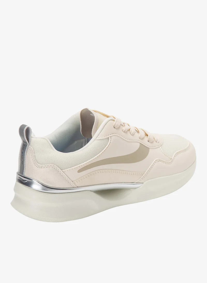 Bata beige Comfit Active Low Top Sneakers for Women | Best Price UAE