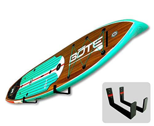StoreYourBoard Naked Paddle Board Rack Wall Mount for Paddleboard Storage Stand Up Paddle Board Rack for Garage or Home Sup Storage Rack 50 Lb Capacity - Image 1