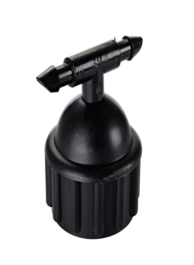 Raindrip 336STUB Compression Elbow, 5/8-Inch, Drip Irrigation Fitting for Supply Tubing and Dripline, Black - Image 1