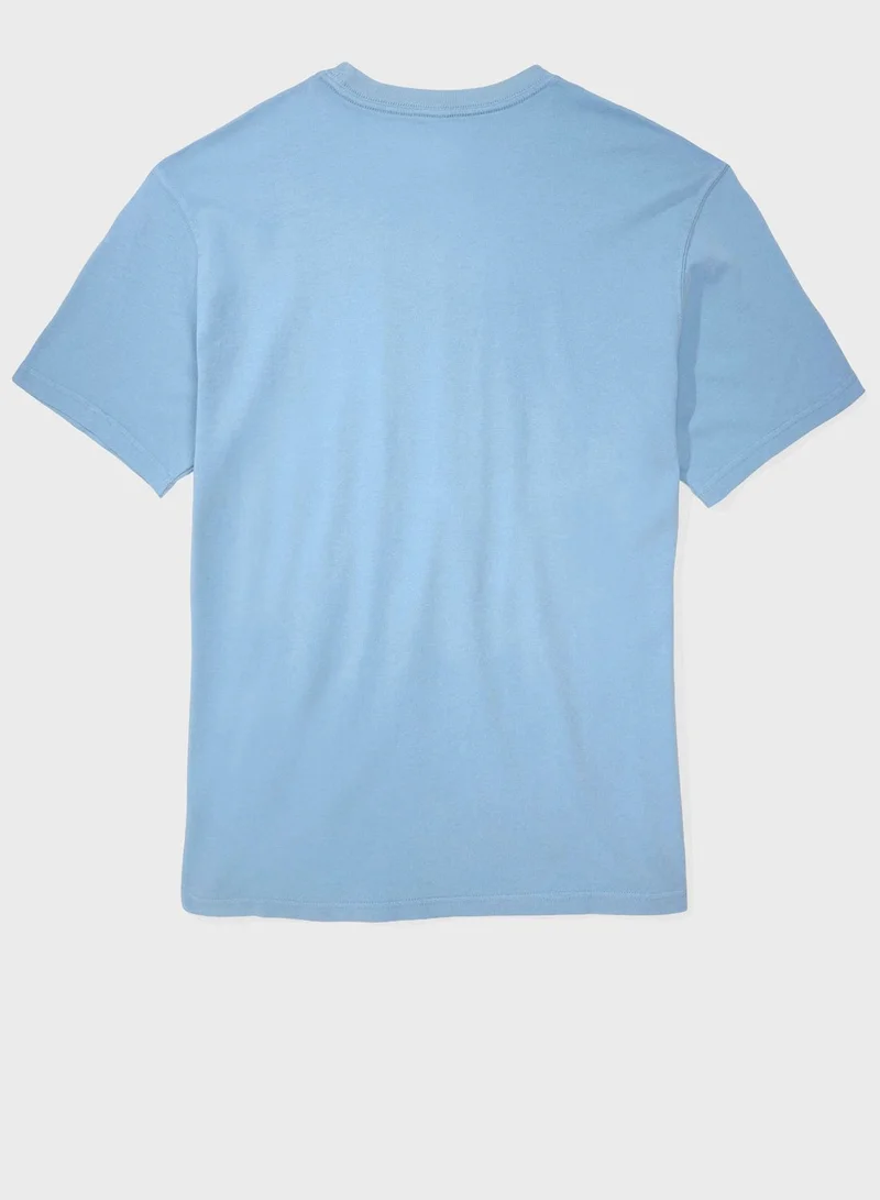 American Eagle Logo Crew Neck T-Shirt