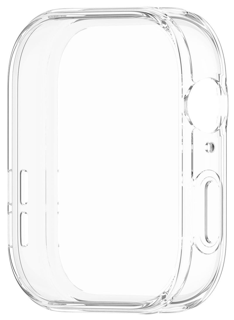 phomemo Huawei Watch Fit 3 Case Hard PC Case with Tempered Glass Screen Protectors Full Protective Cover(Clear) - Image 3