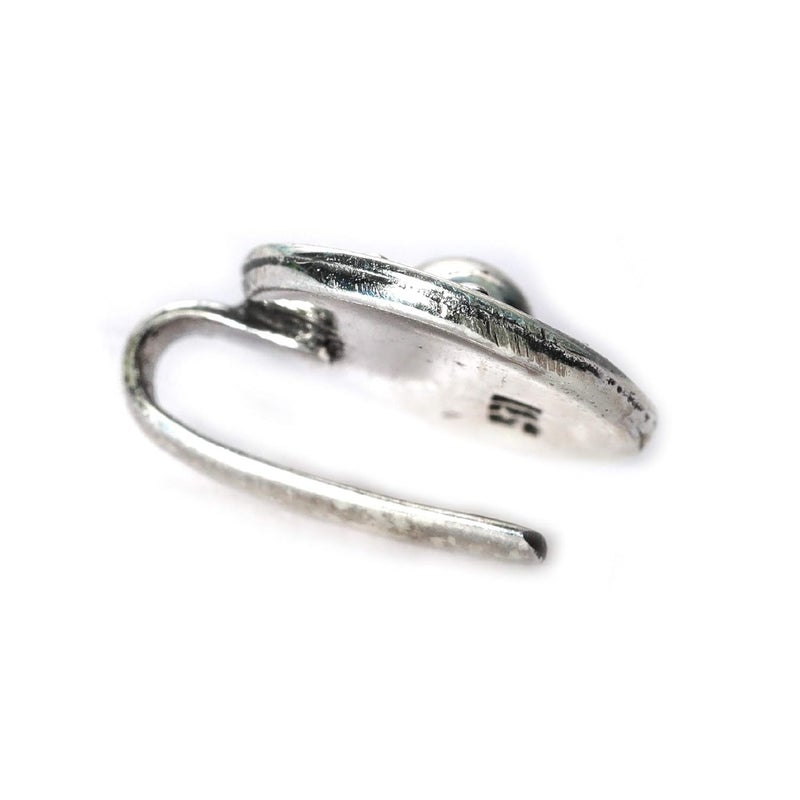 JSAJ Store Stone Nose Pin Wire Nose Pin in Pure 92.5 Sterling Silver - Image 3
