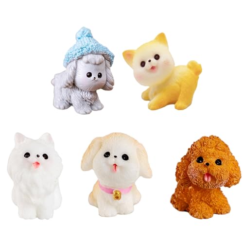 Zytiqt Miniature Decorative Items, 5PCS Miniature Toys Set for Home Decor, Office Desk, Car Dashboard, for Valentine's Day, Birthdays, Anniversaries, Small Show Pieces for Home - Image 1