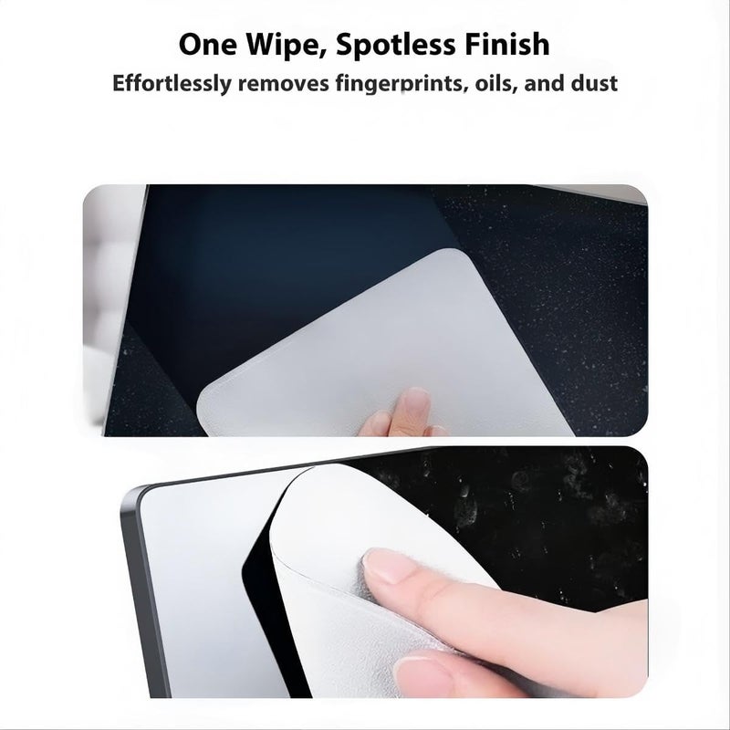PINKE Premium Double-Layer Polishing Cloth for Apple Devices & Screens, Thick Microfiber Screen Cleaner for Nano-Texture Glass, MacBook, iPad, Monitors - Individually Boxed (3-Pack) - Image 4