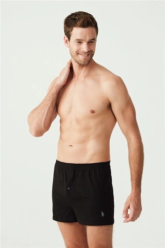 U.S. Polo Assn. 10 Piece Cotton Men's Boxer Shorts  - Image 1