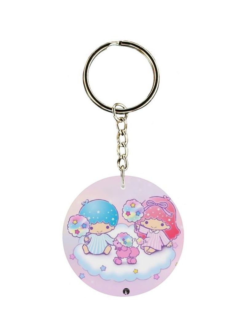 RKN Cartoon Printed Double Sided Keychain