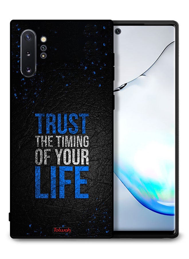 Tolwak Samsung Galaxy Note 10 Plus 4G Protective Case Cover Trust The Timing Of Your Life  - Image 1