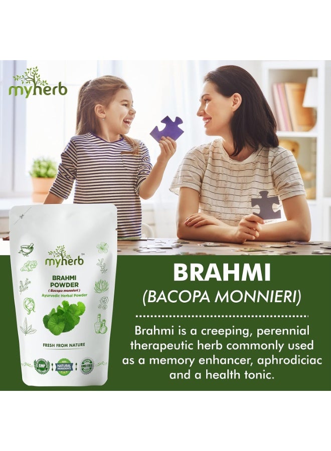ماي هيرب مسحوق "براه مي" (باكوبا مونييري) من MYHERB - طبيعي نقي وعضوي 100% || 227 جم / 0.5 رطل || مسحوق عشبي أيورفيدي || صديق للبيئة || للرجال والنساء - Image 2