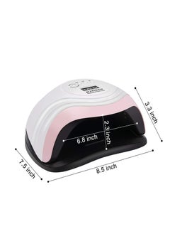 KASTWAVE Professional Nail Dryer Machine 168W Best Gel UV LED Nail Lamp for Fingernail Toenail Gel Based Polishes  - Image 3