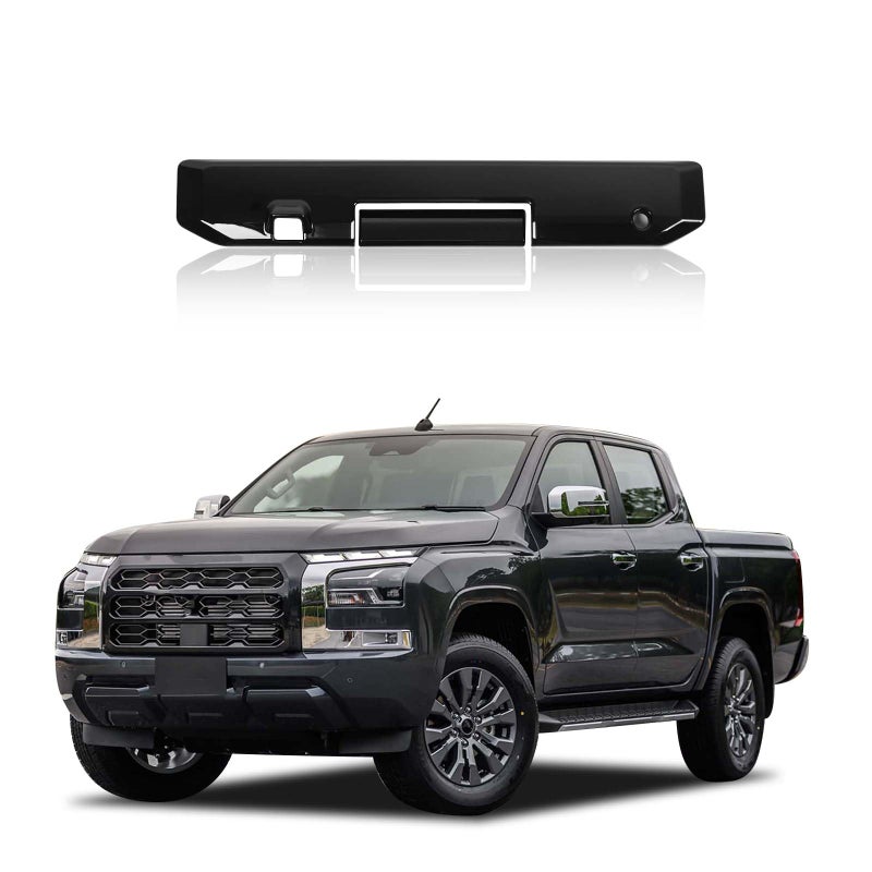 HIRUFAIT Tailgate Handle Cover Trim for Mitsubishi Triton L200 2024 2025 Accessories ABS Rear Tailgate Door Handle Bowl Cover Protector Sticker Glossy Black - Image 2