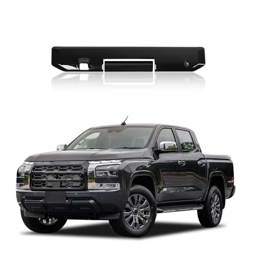 HIRUFAIT Tailgate Handle Cover Trim for Mitsubishi Triton L200 2024 2025 Accessories ABS Rear Tailgate Door Handle Bowl Cover Protector Sticker Glossy Black - Image 1